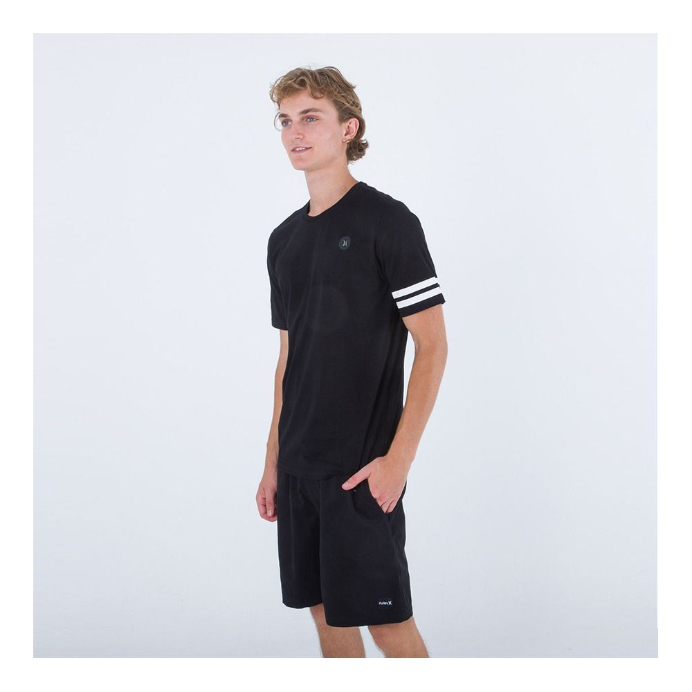 Hurley H20 DRI BLOCK PARTY - Tee-shirt Homme black