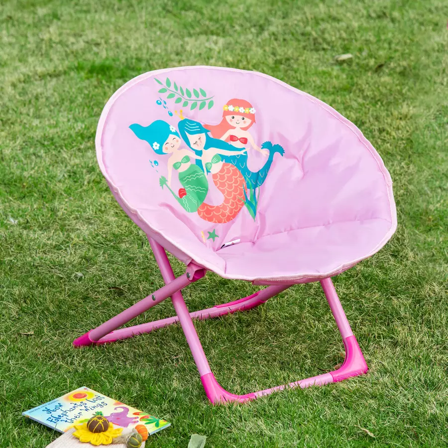HOMCOM Campingstuhl mit Faltbarkeitsfunktion rosa