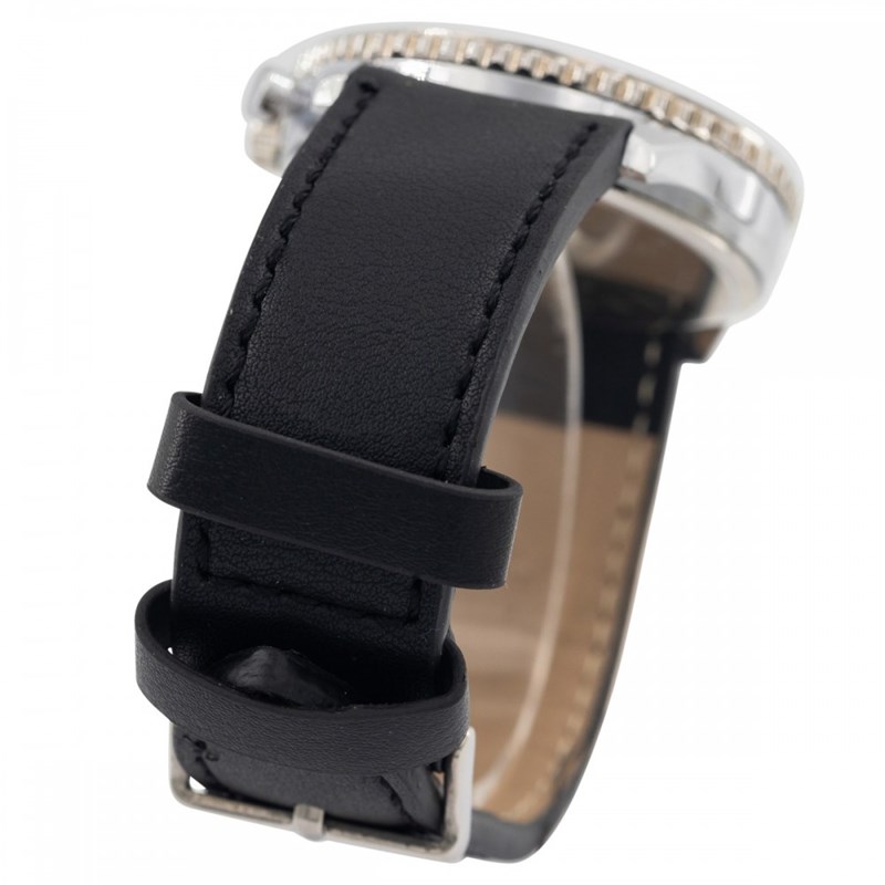 Montre Homme GIORGIO bracelet Cuir Noir