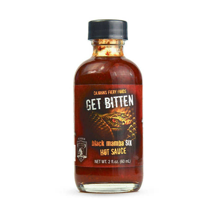 Sauce extrêmement piquante Get Bitten - Black Mamba 6 limited édition