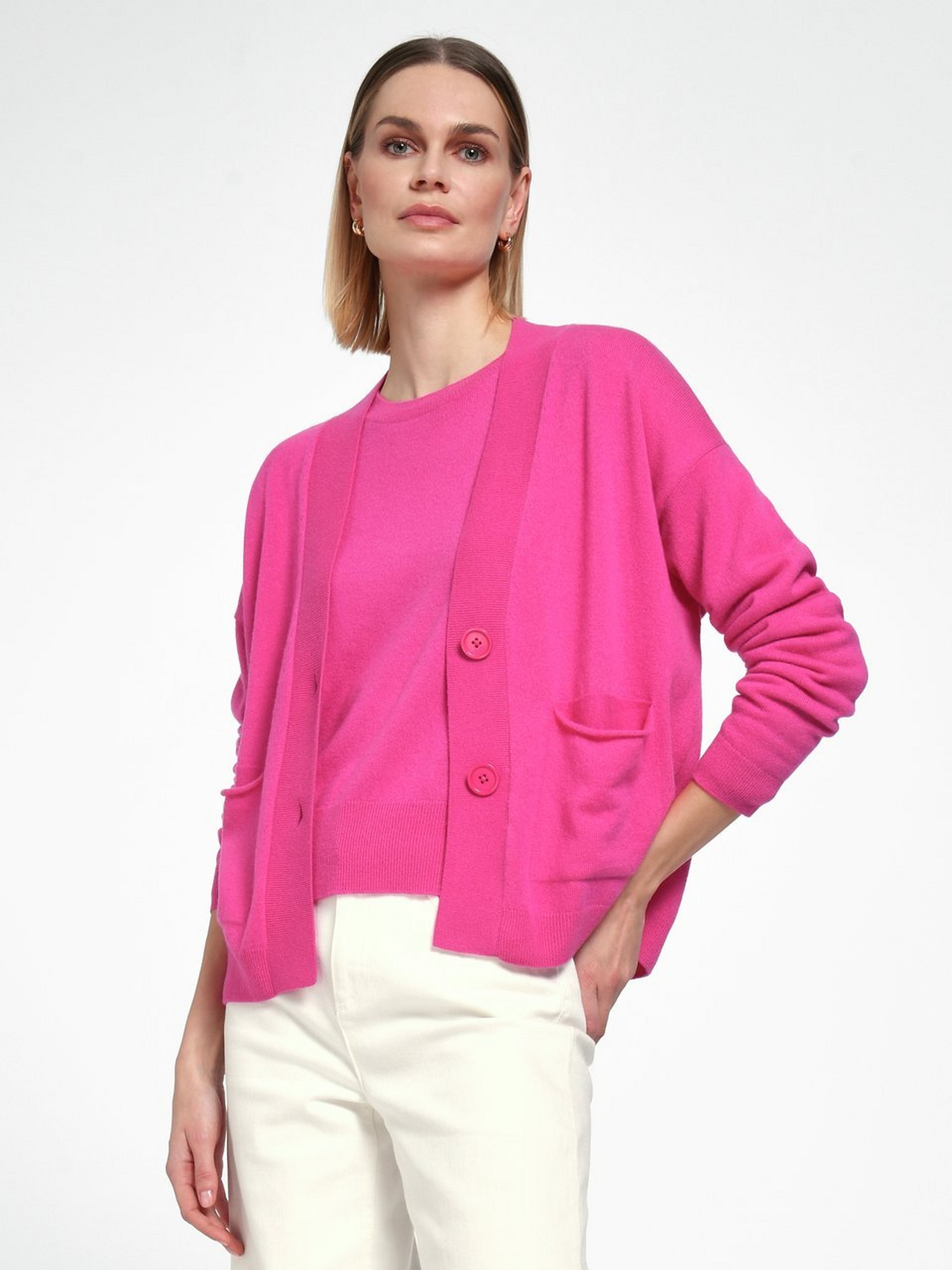 Strickjacke aus 100% Premium-­Kaschmir