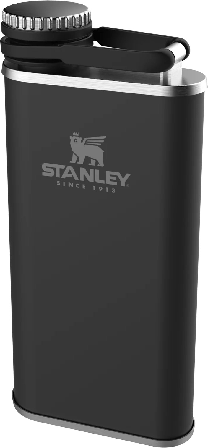 Stanley Flachmann Classic Easy Fill Wide Mouth Flask 230 ml Matte Black Pebble