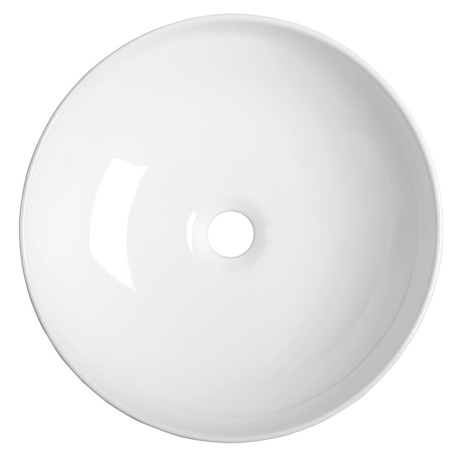 Sapho Rondane keramische waskom 41x41cm wit