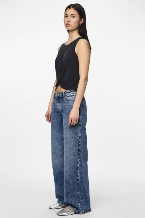 Pieces zwarte dames top