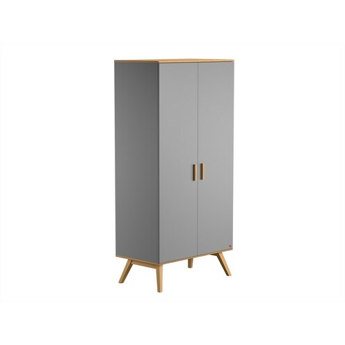 Chambre NAUTIS lit 60x120 commode armoire gris - VOX