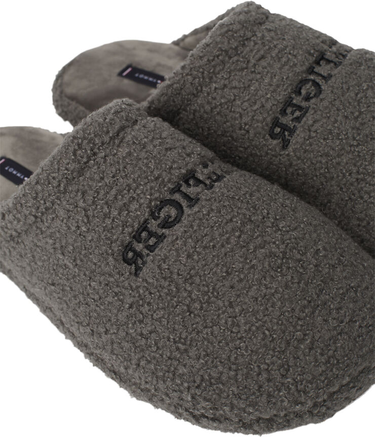 Tommy Hilfiger HILFIGER WARM CURLY HOUSE SHOE Shady stone