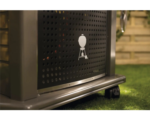 Weber Spirit E-330 Classic GBS gasbarbecue, grijs/zwart, 3 hoofdbranders van roestvrij staal (9,38 kW) + zijbrander, grilloppervlak van 60 x 45 cm, compatibel, inclusief gietijzeren GBS-grillrooster met sear-grill-inzetstuk en flavorizer bars.