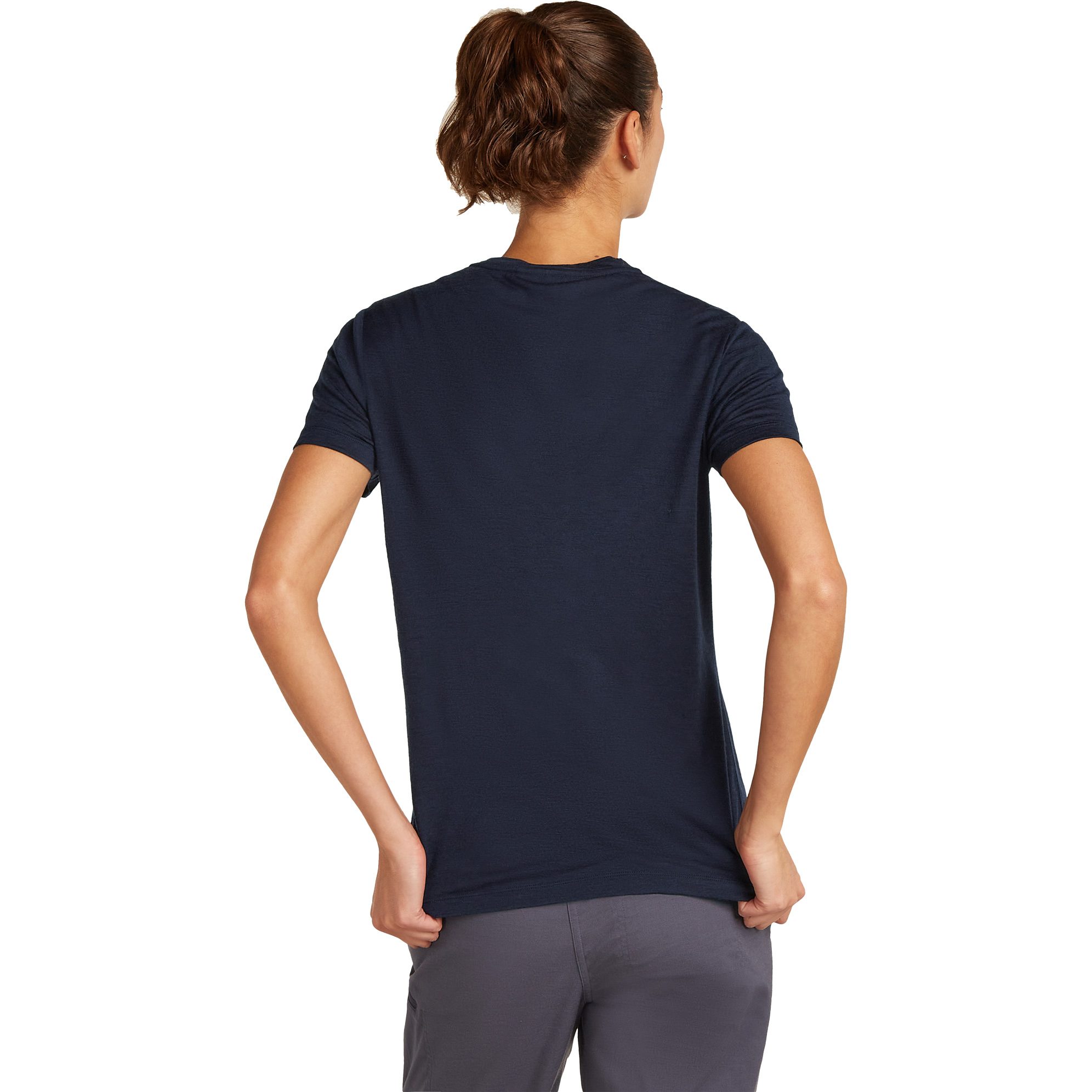 Icebreaker Merino 150 Tech Lite Adventure Ride T-Shirt Damen midnight navy
