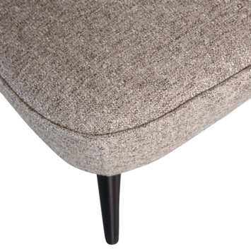 WOOOD fauteuil Sara naturel melange geweven Orari stof