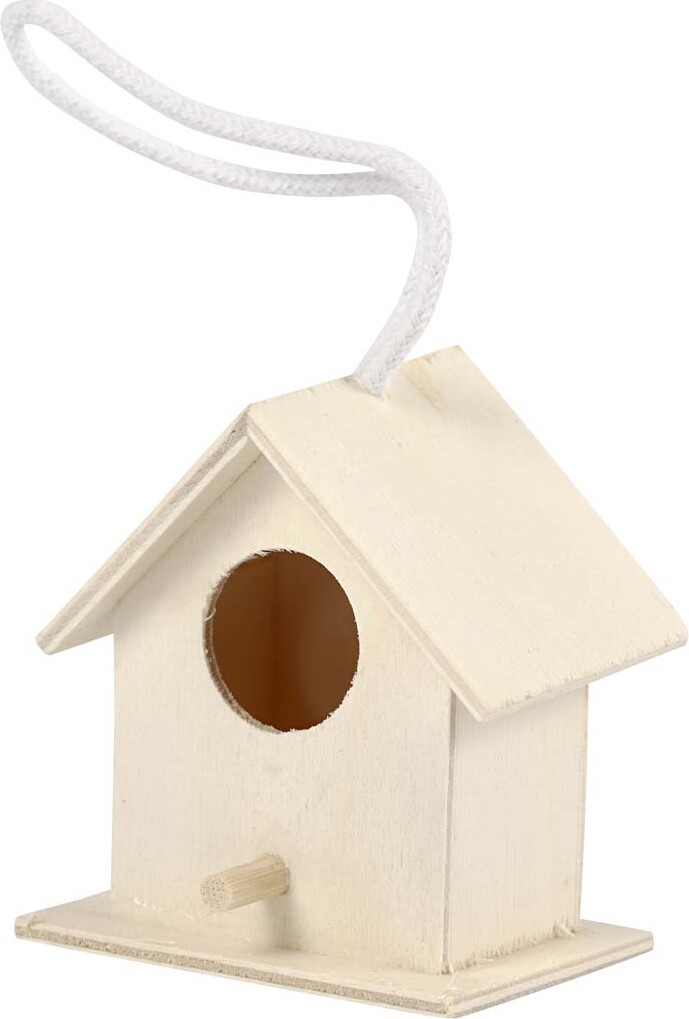Fuglehus - Str. 6X6 CM - 1 Stk