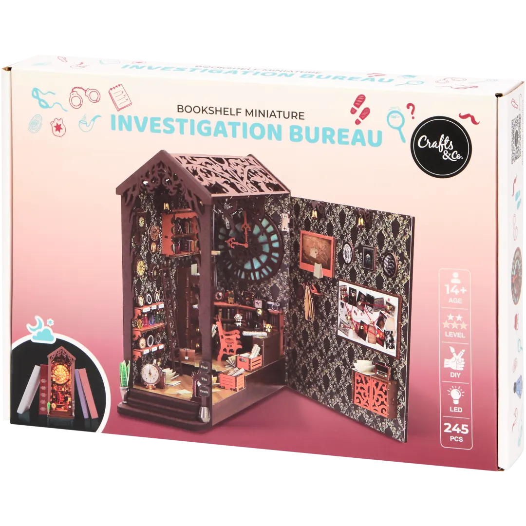 Crafts & Co miniatuurhuis boekensteun Diverse varianten