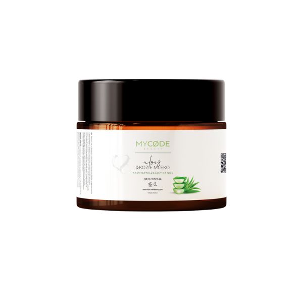 Intensiv feuchtigkeitsspendende ALOES & GOAT'S MILK Nachtcreme