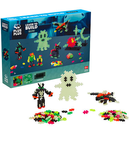 Plus-Plus Bauen lernen - 500 st. - Glow