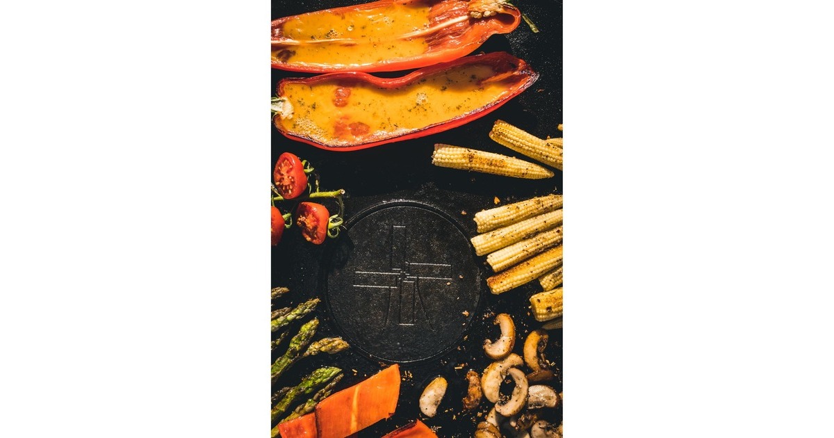 The WindmillPlancha grillplaat  (Zwart, 75 cm)