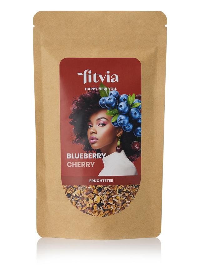 Früchtetee Blaubeere-Kirsch, 3er-Set