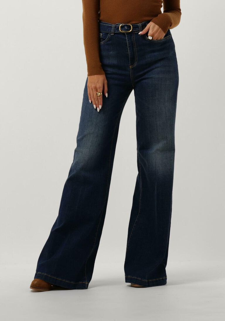 TWINSET MILANO donkerblauwe twinset milano wide jeans 15458238-cpc