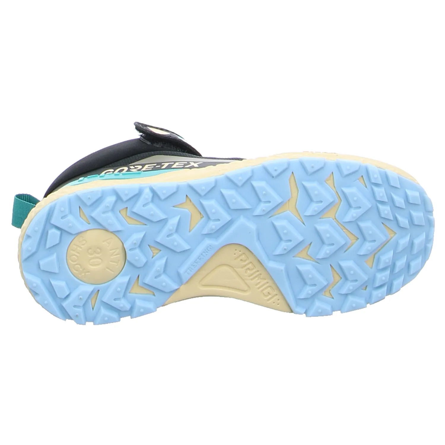 PRIMIGI Kleinkinder-Halbschuh Klett Schwarz Textil  Sneaker Übergang