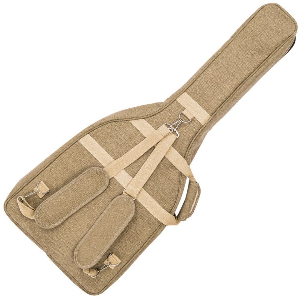 Vintage VCAG3 canvas flightbag voor (semi) akoestische gitaar
