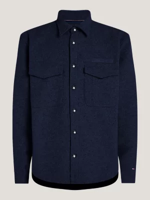 Camisa de corte justo com logo do arquivo