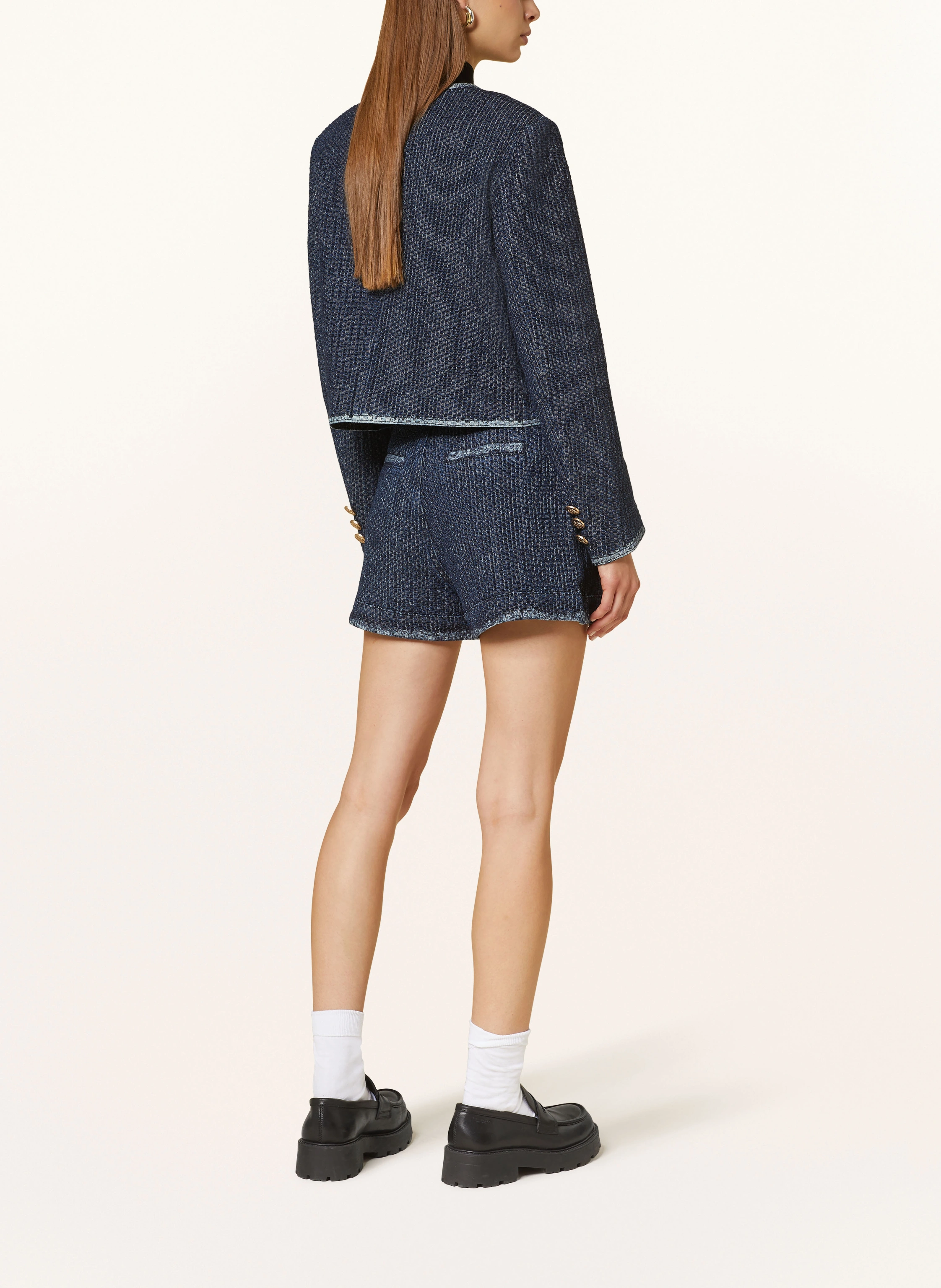 SUNCOO Kastenjacke DIANA in Jeansoptik