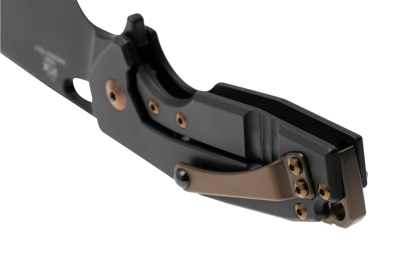 FOX Knives Suru FX-526-TIBB, M390 Black PVD, Titanium Black PVD, zakmes