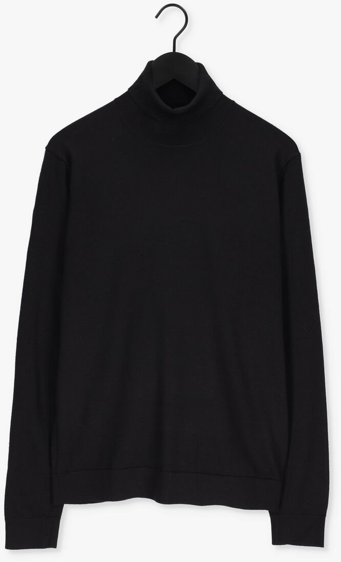 SELECTED HOMME zwarte selected homme coltrui town merino coolmax knit roll b