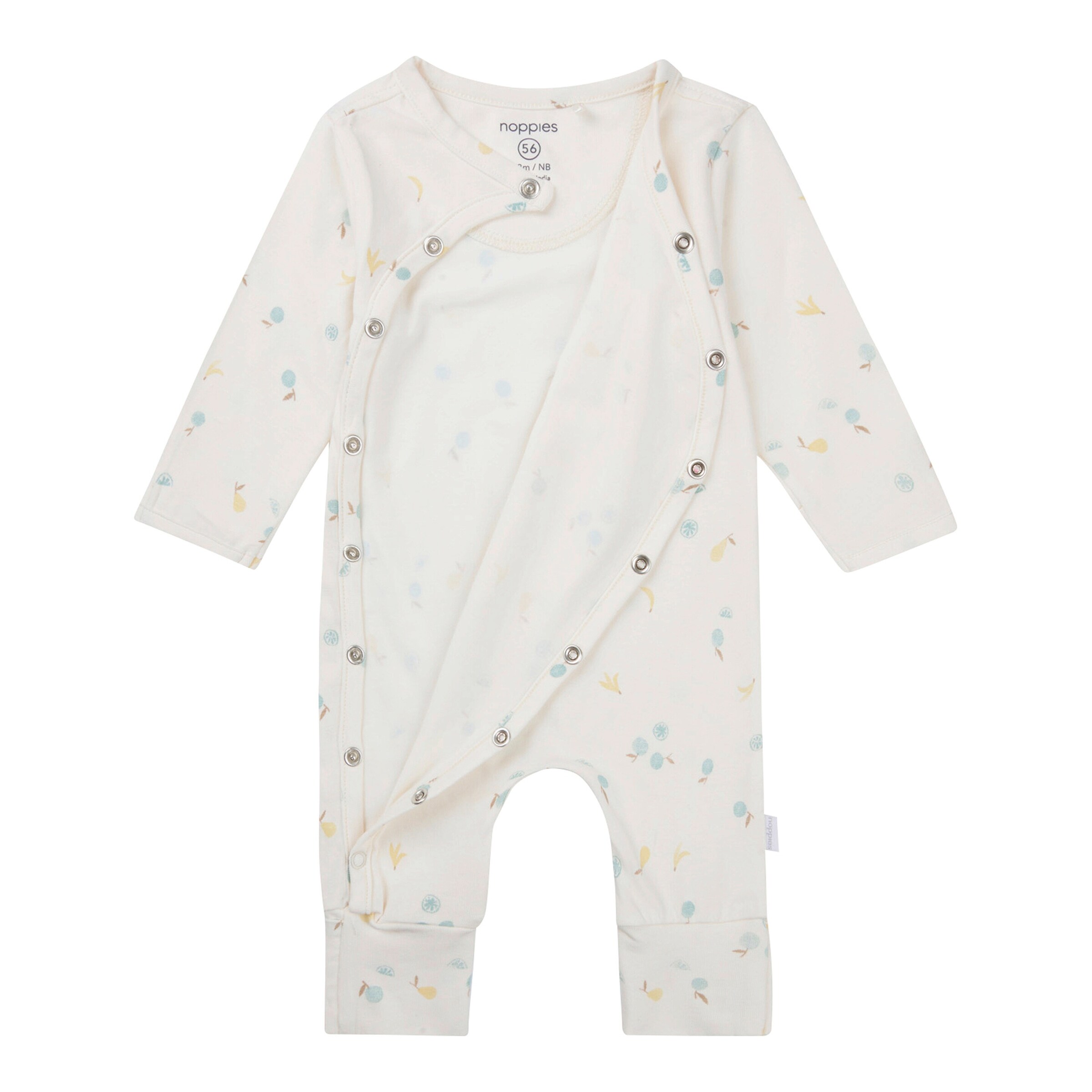 Noppies Overall mit Klappbündchen Früchte natur/bunt