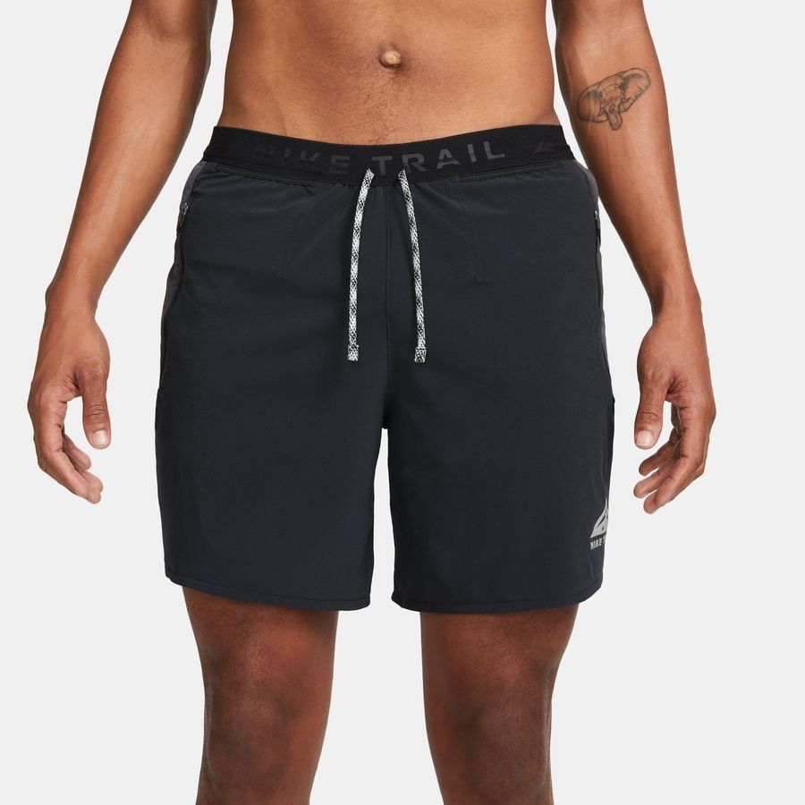 Nike Short Running Dri-FIT Trail Second Sunrise - Noir/Gris/Blanc