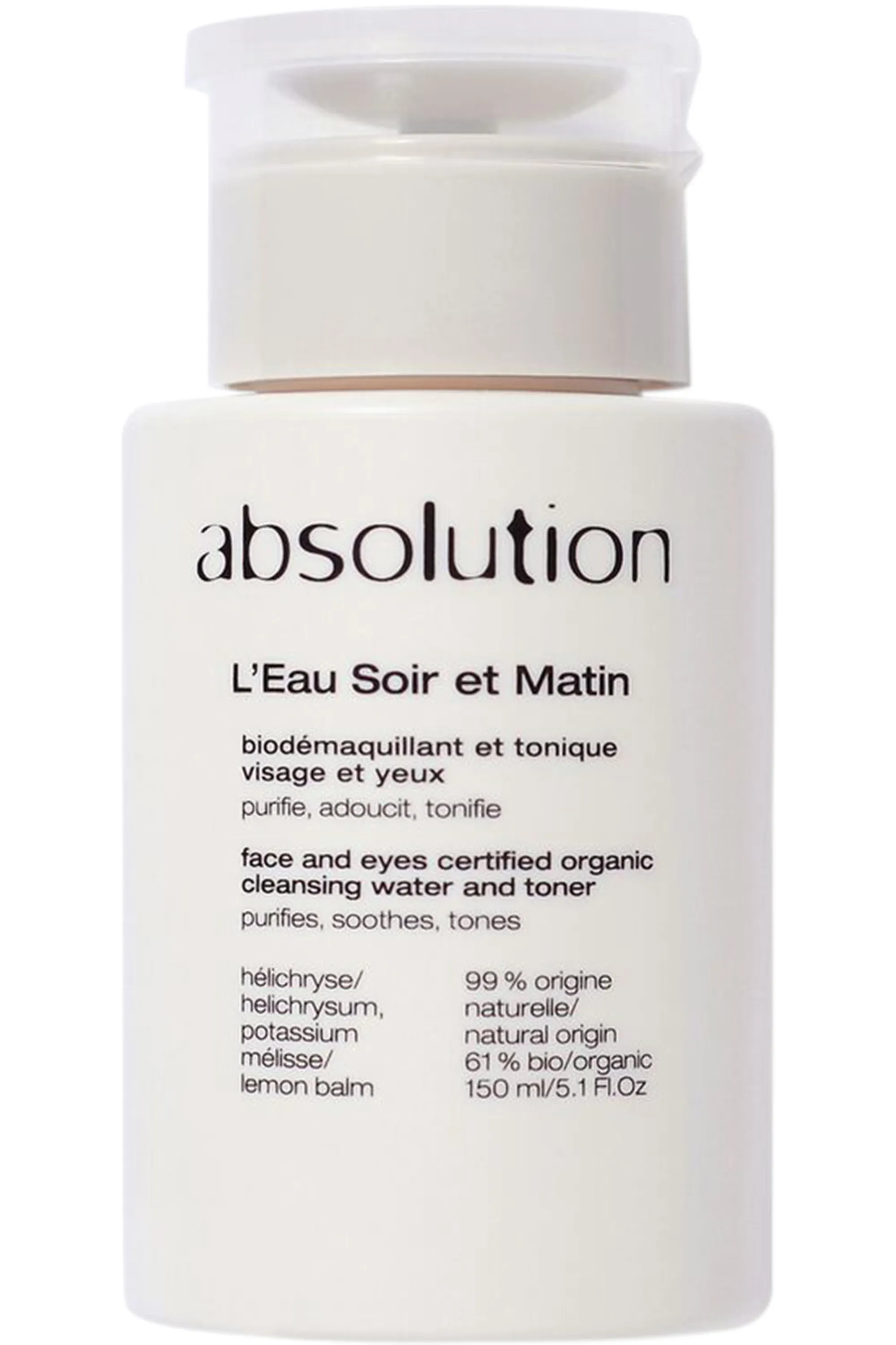 Absolution L’eau démaquillante soir et matin-150 ml