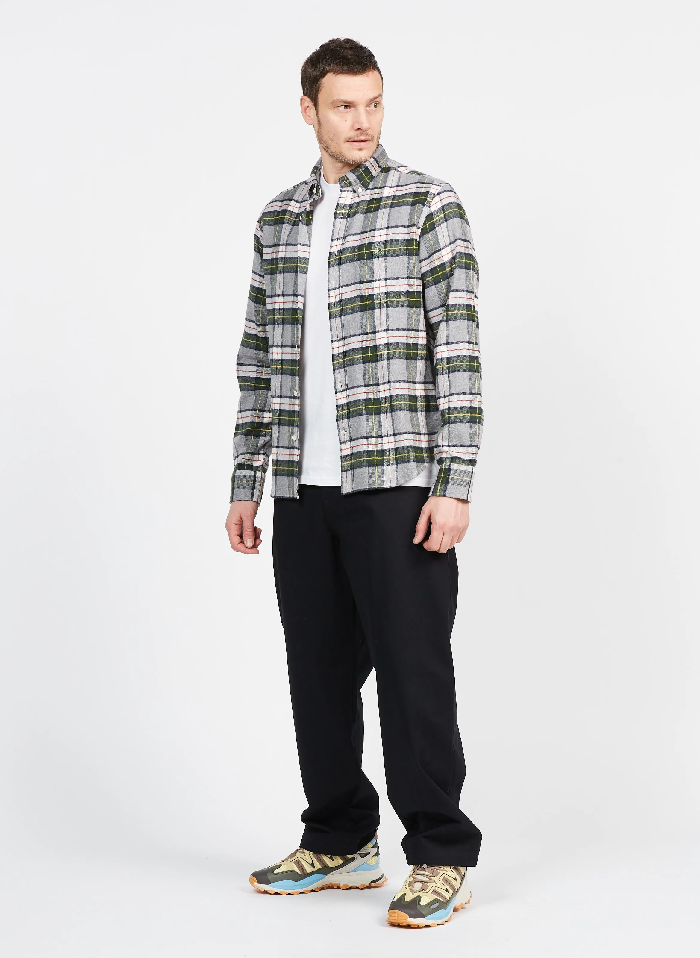 Pantalon large en coton| Noir