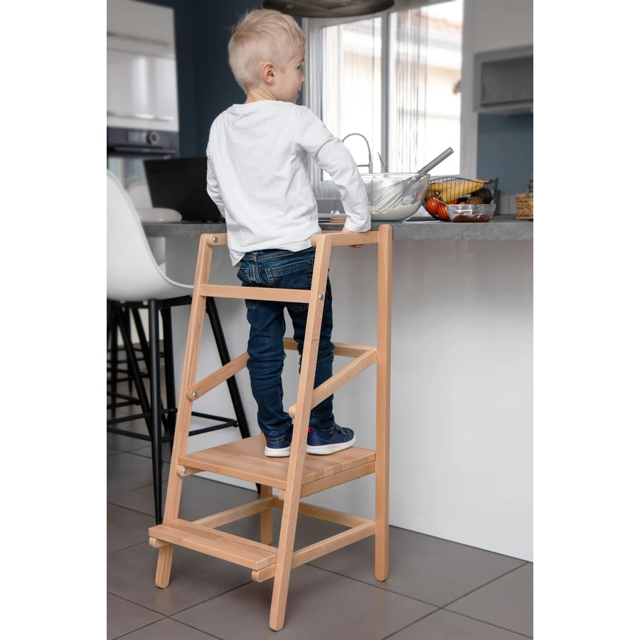 WEBABY Aussichtsturm Buche lackiert