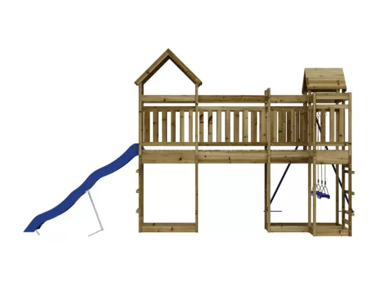 Aire de jeux d'extérieur bois de pin imprégné