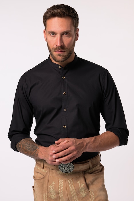 JP 1880 Trachtenhemd, Langarm, Stehkragen, Modern Fit, bis 8 XL