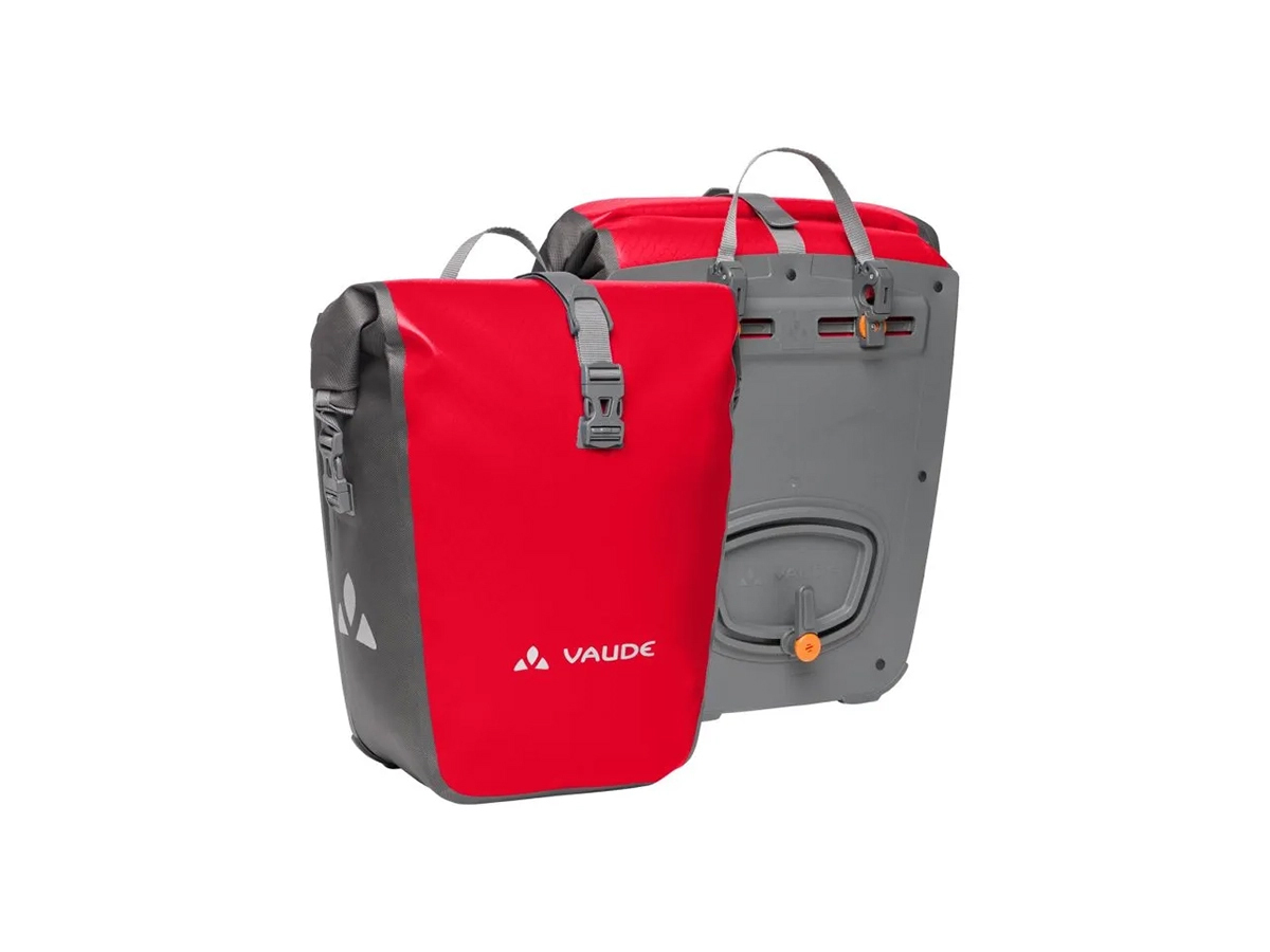 Vaude Aqua Back dubbele fietstassen - Red