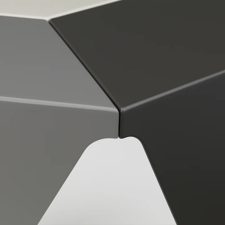 Vitra - Prismatic Table, hellgrau (three-tone)