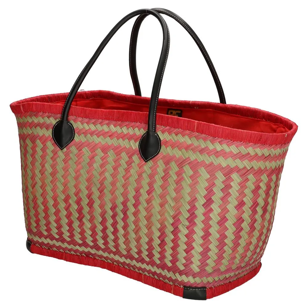 PE-Florence Bozaka Rieten Mand Rood