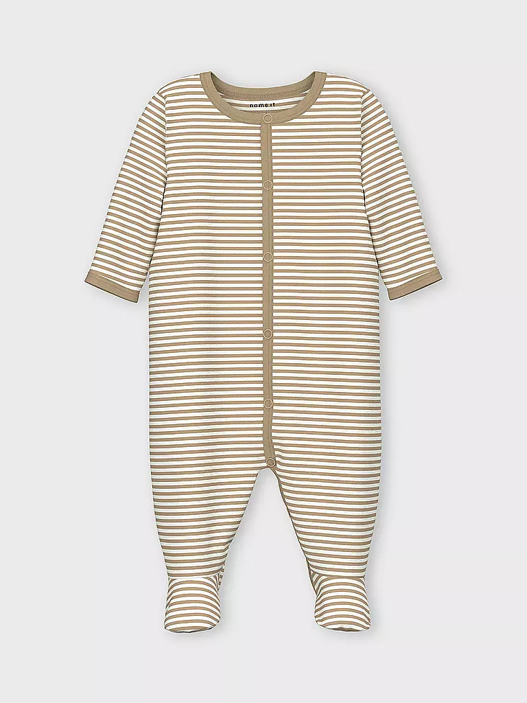 NAME IT Baby Schlafanzug NBNNIGHTSUIT 2er Pkg beige