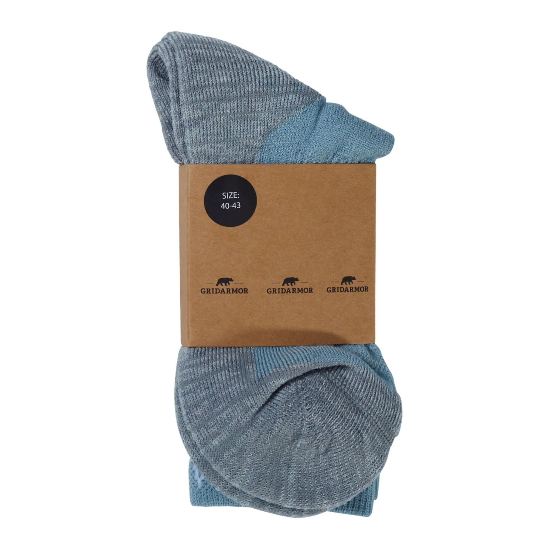 Gridarmor Merino Trekking Light Sock Blue Shadow