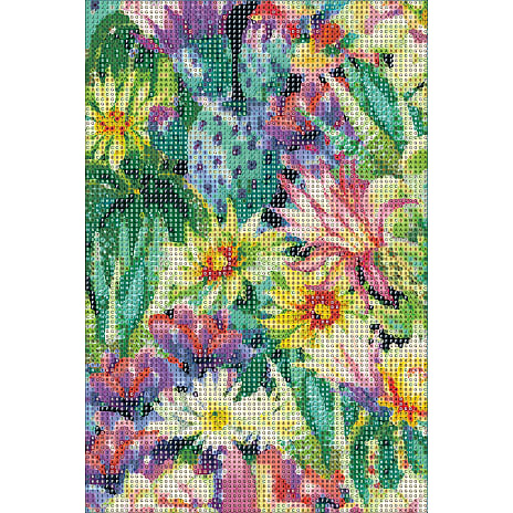 Diamond Art Foam Board 20x30 cm - kaktus