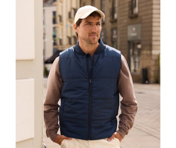 PEN DUICK PK346 - Bodywarmer unisexe avec bord côte au col