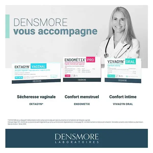 Densmore VIVAGYN ORAL - Probiótico - Restaura o equilíbrio vaginal - 1 mês