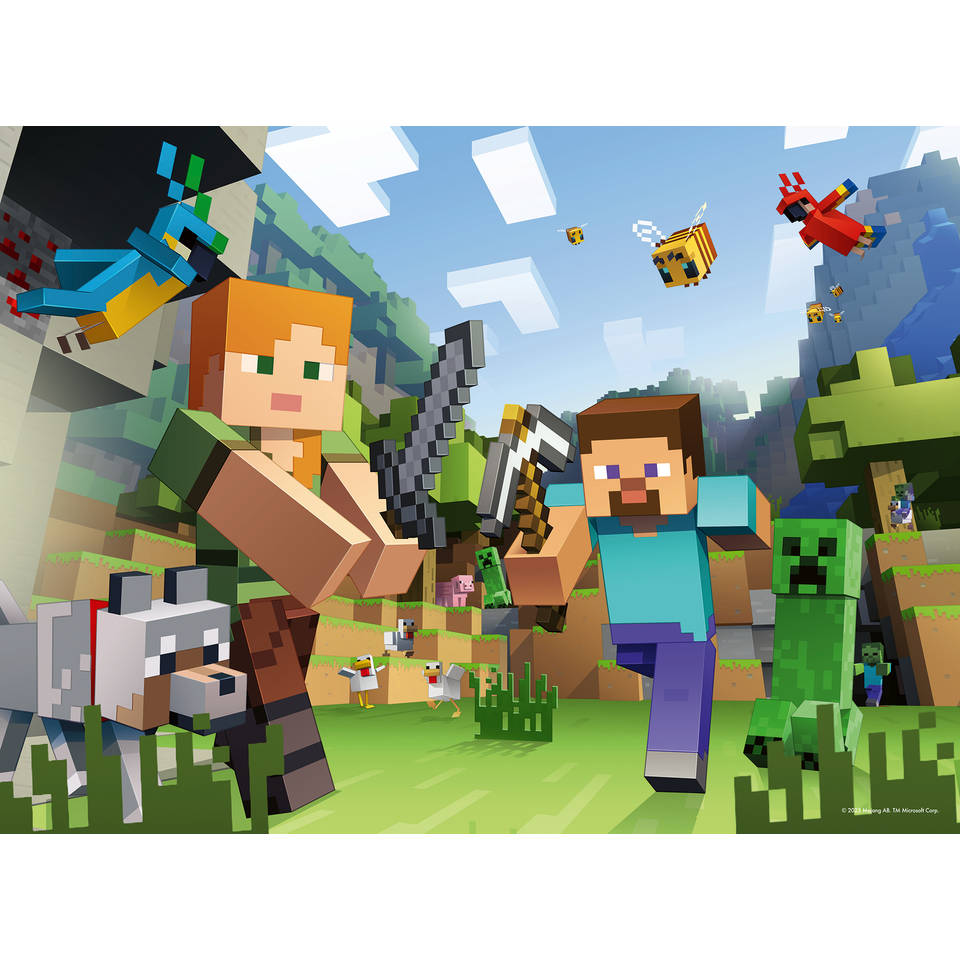 Ravensburger Minecraft puzzel - 100 XXL stukjes