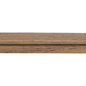 Decowall Acoustic eindprofiel rustiek eiken 260cm