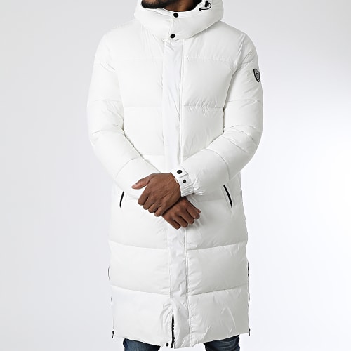 Doudoune Longue Capuche Jones Blawer Blanc