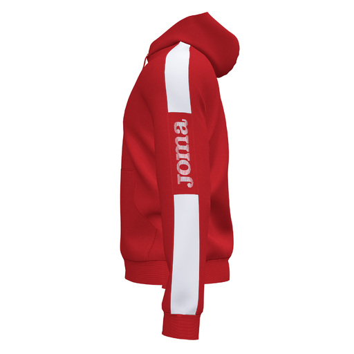 Moletom Joma Championship IV Vermelho e Branco