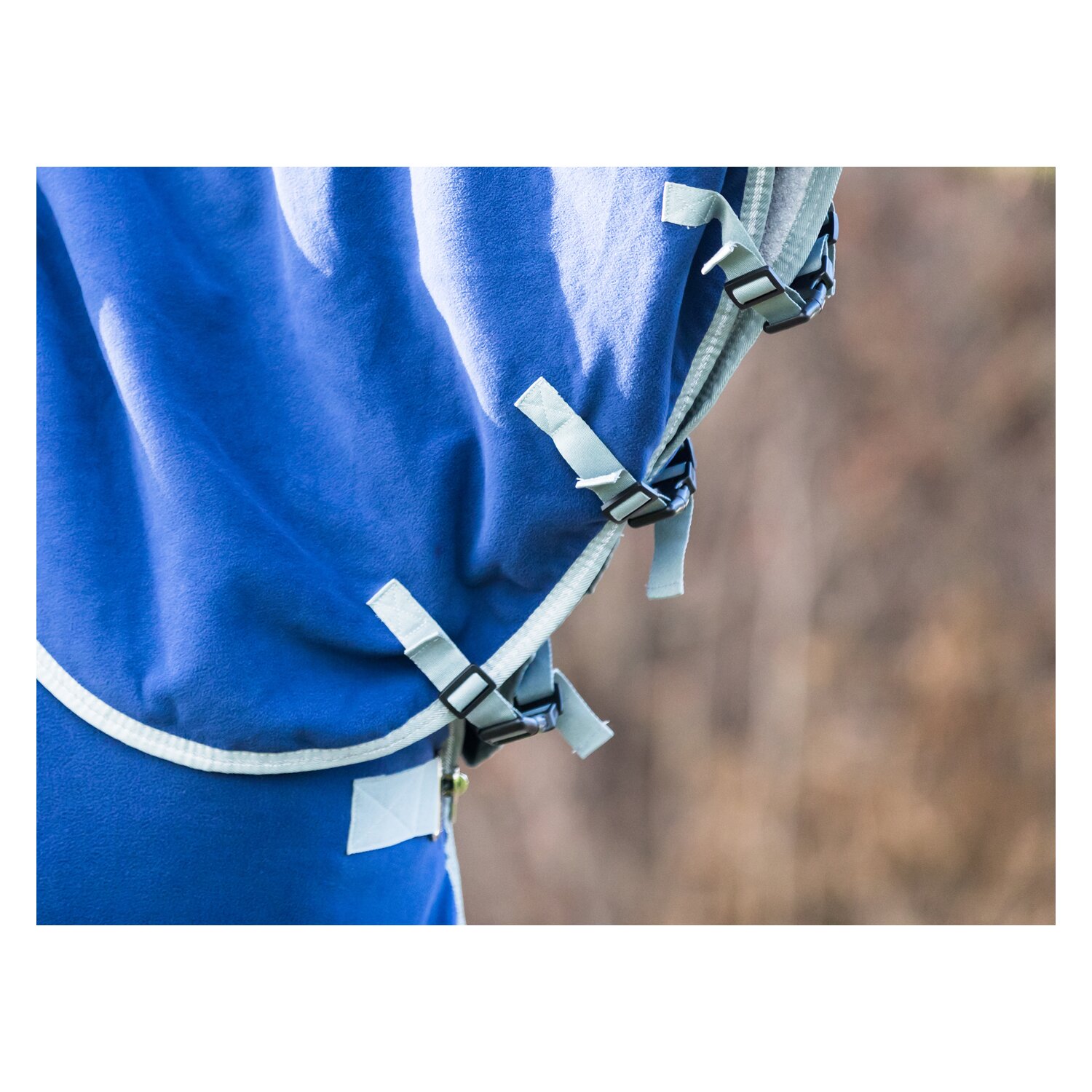 EQUINE-MICROTEC Halsteil Flanell Touch - twilight blue - 145-155 cm