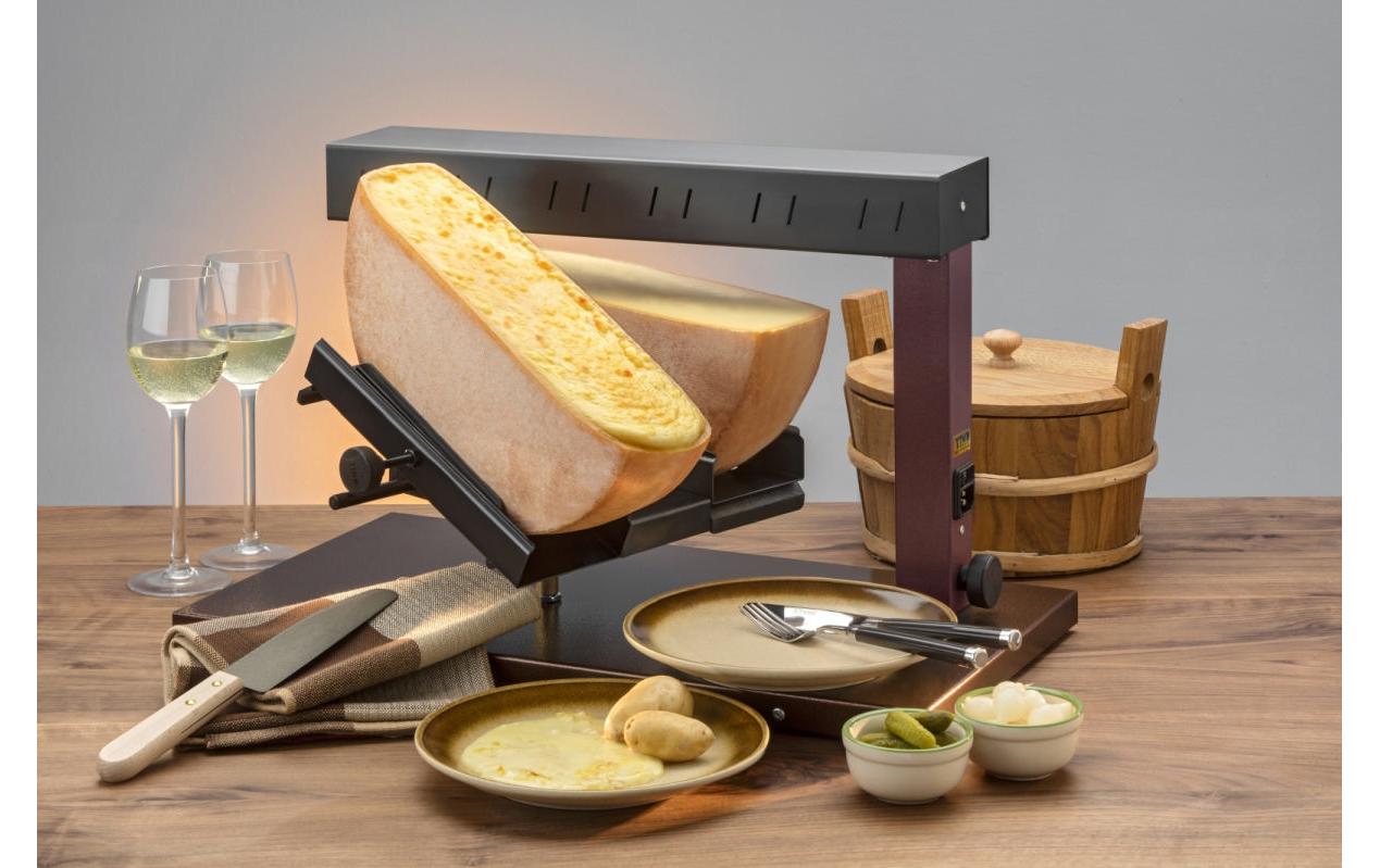 Raclette-Gerät DS 2000 Braun/Schwarz<br>Raclettegerät mit Käsehalterung