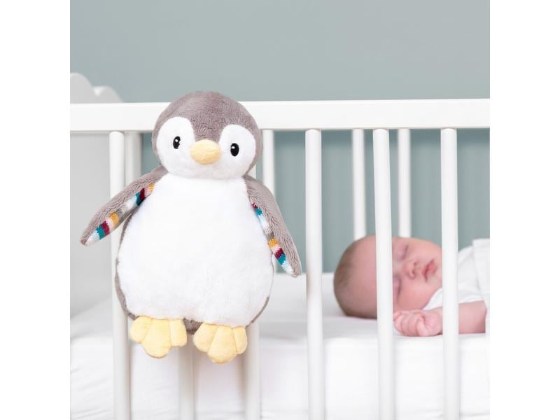 ZaZu Einschlafhilfe Phoebe Pinguin Babyschlafhilfe mit Sprachaufnahme und Nachtlicht