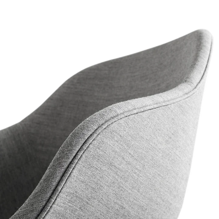 HAY - About A Chair AAC 121, Aluminium poliert / Remix 133 grau