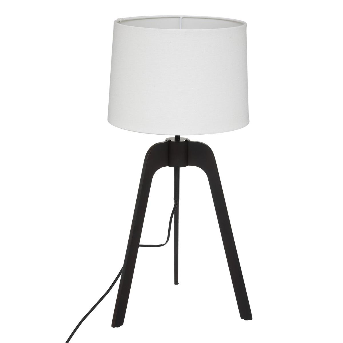 LAMPE TREPIED ORIGINES BLANC H.58.5CM